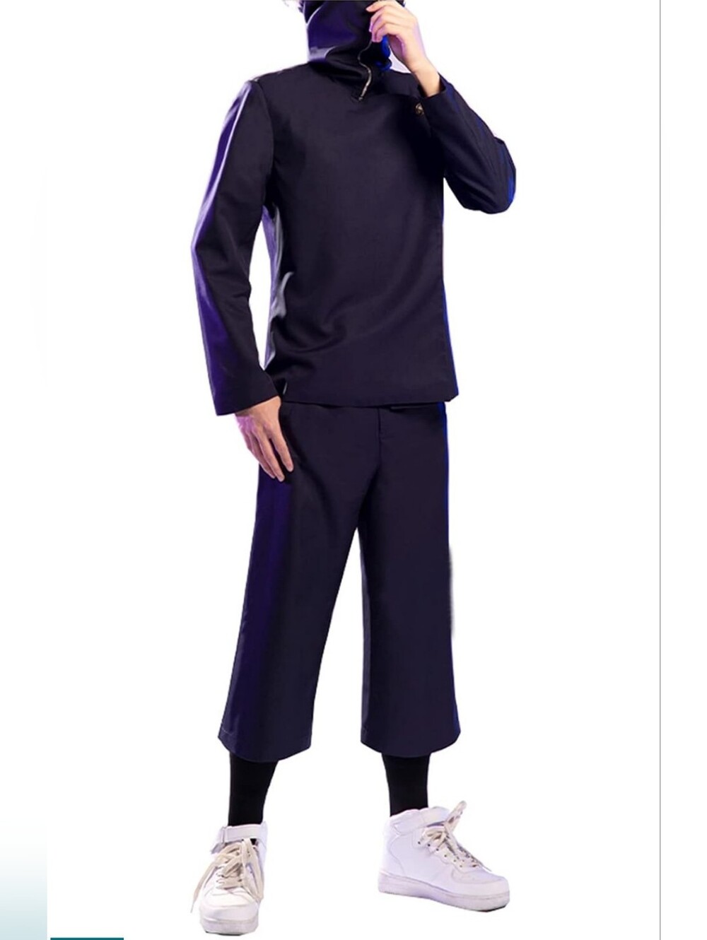 US Women's High Collar Cosplay Costume Halloween Outfit Size X-Large
